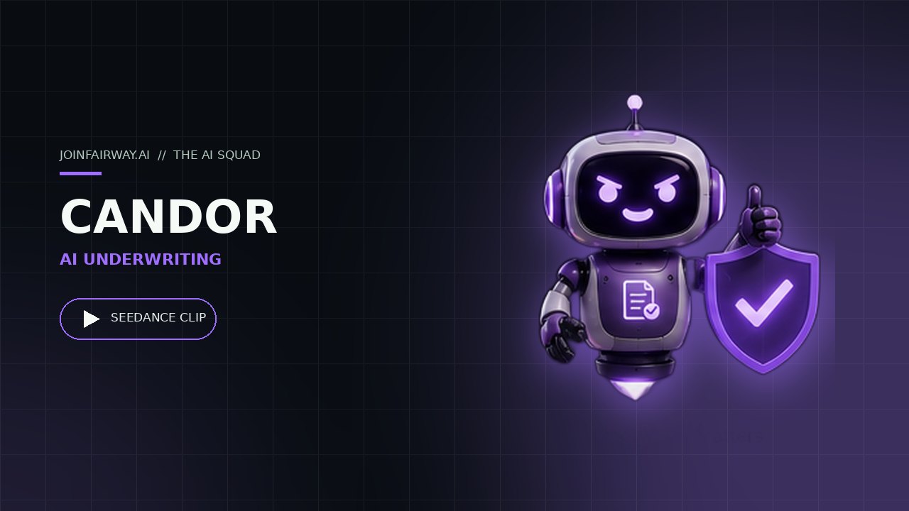 Docking bay — Candor's Seedance clip renders in here